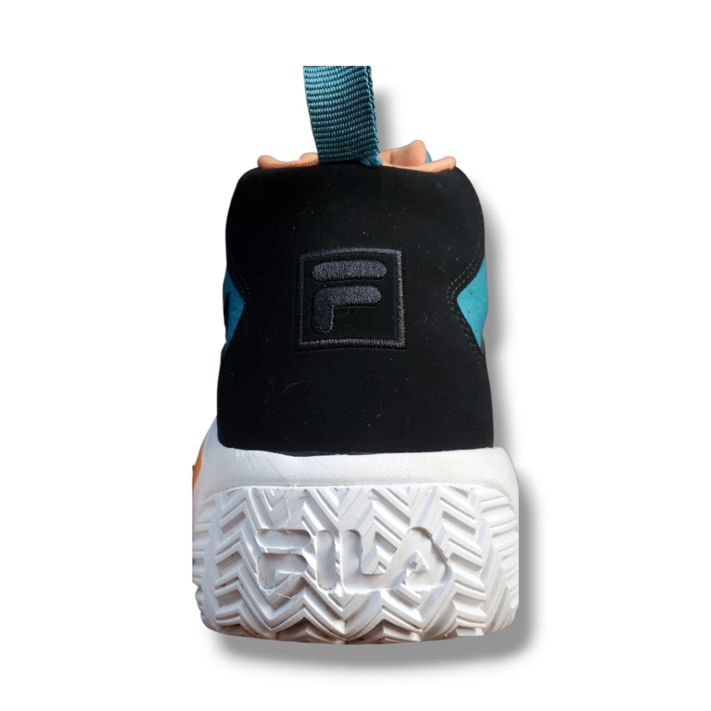 FILA MB Biscay Bay Teal Muskmelon Jamal Mashburn Detroit Pistons Basketball Shoe - Picture 8 of 13